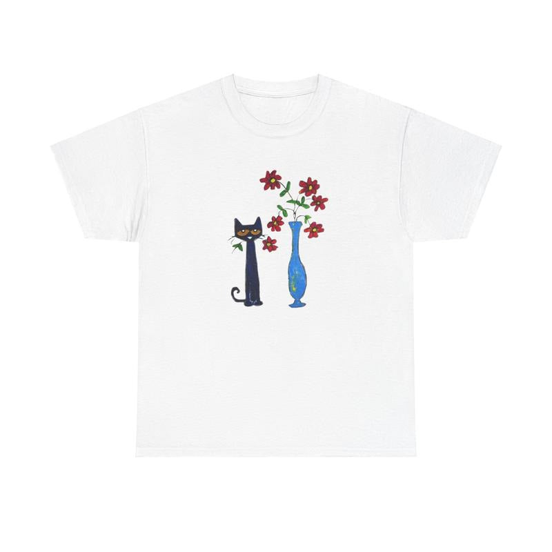 Pete the Cat Flower Shirt Hoodie, Sweatshirt | InkThreadWorks.com