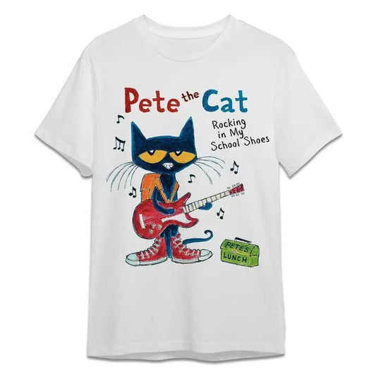 Pete the Cat Rocking in My School Shoes Tshirt - Childhood Memories Shirt, Back to school shirt , Unisex Classic Tee made of High-Quality Cotton