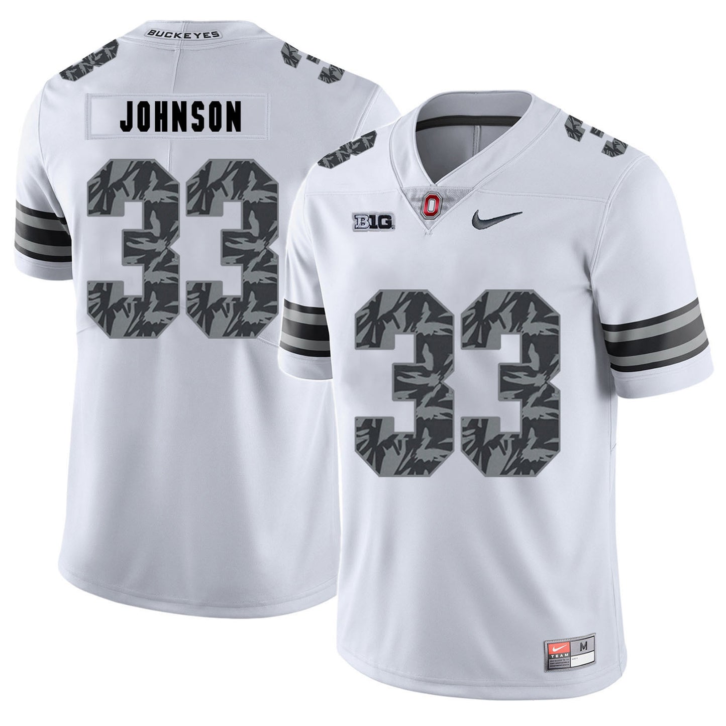 Pete Johnson 33 Pattern White