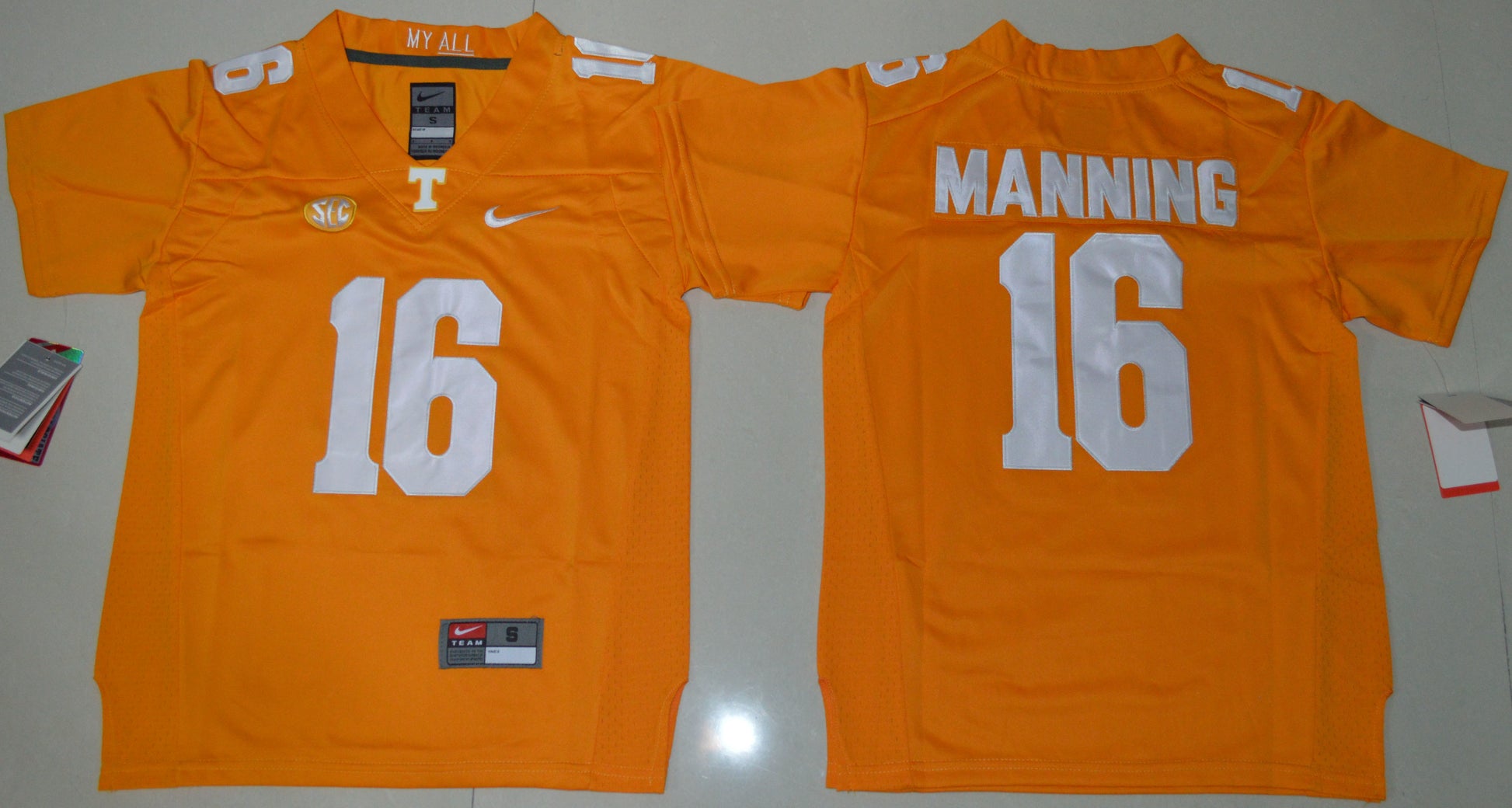 Peyton Manning 16 Orange Youth 2016