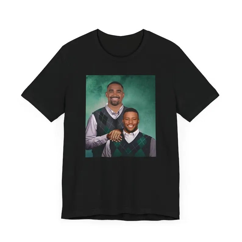 Philadelphia Football Jalen Hurts, Saquon Barkley Step Brothers Poster Funny T-Shirt