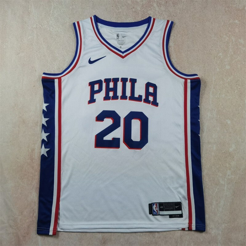 Philadelphia 76ers #20 McCain Hot Press 76 20 White s-xxl Style 2