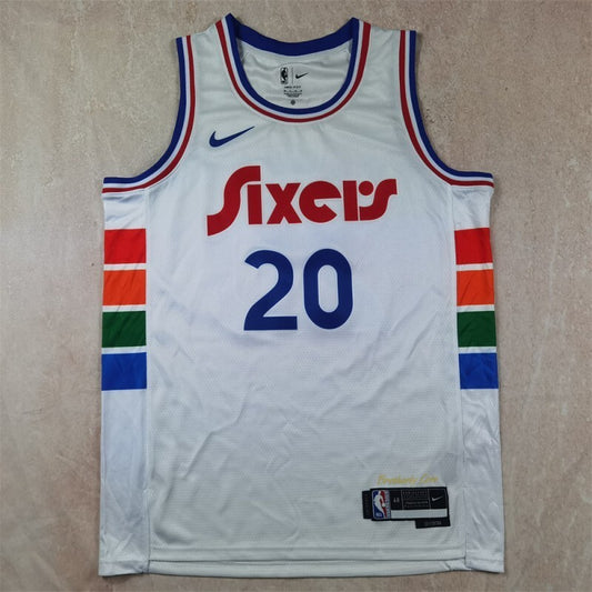 Philadelphia 76ers #20 McCain Hot Press 76 Style 2