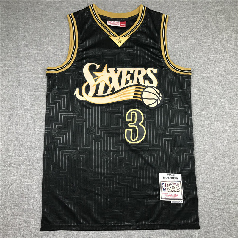 Philadelphia 76ers #3 Allen Iverson 76 3 Edition Iverson Style 1