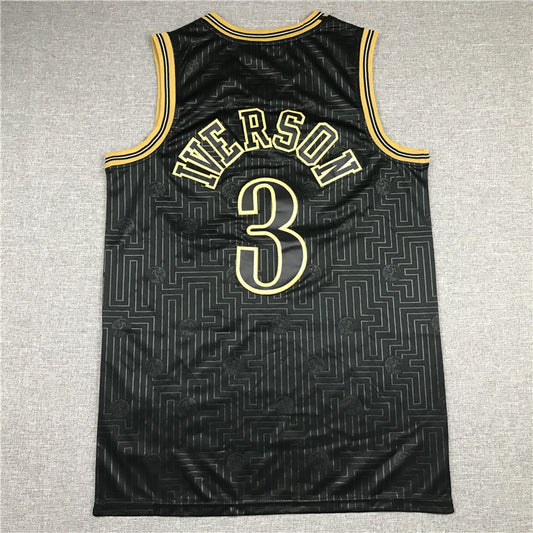Philadelphia 76ers #3 Allen Iverson 76 3 Edition Iverson Style 2