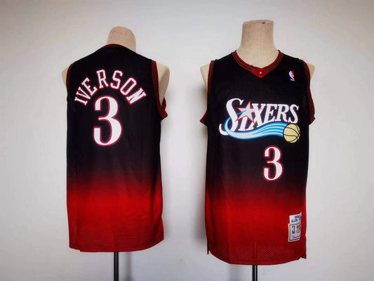 Philadelphia 76ers #3 Allen Iverson 76 3 Retro