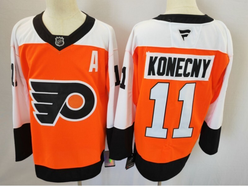 Philadelphia Flyers #11 Travis Konecny Flyers Style 1
