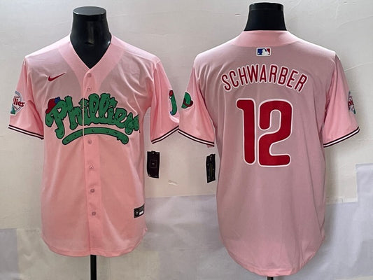 Philadelphia Phillies #12 Kyle Schwarber Phillies 4 Collaboration Style 2