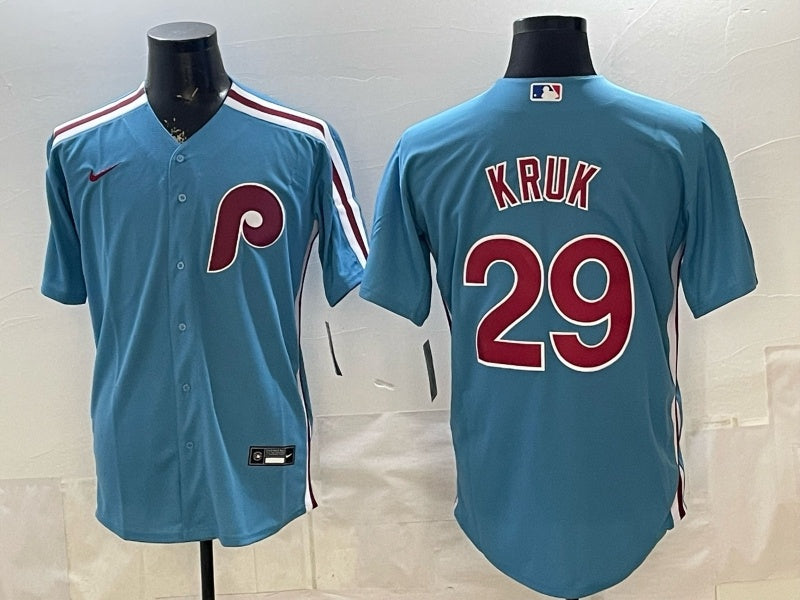 Philadelphia Phillies #29 Kruk Phillies Retro Adult