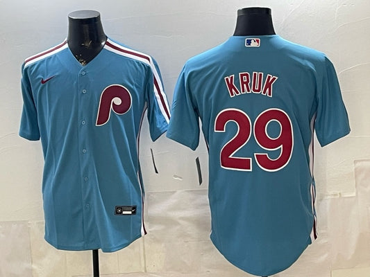 Philadelphia Phillies #29 Kruk Phillies Retro Adult