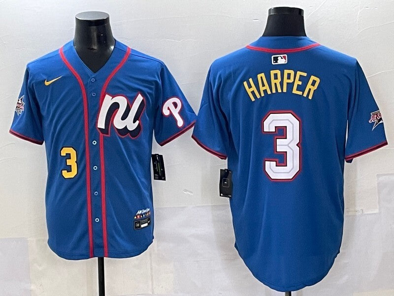 Philadelphia Phillies #3 Bryce Harper Phillies 25 All-Star