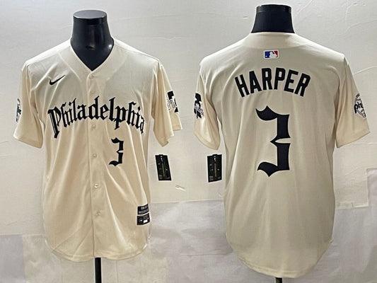 Philadelphia Phillies #3 Bryce Harper Phillies 5 Collaboration Style 1