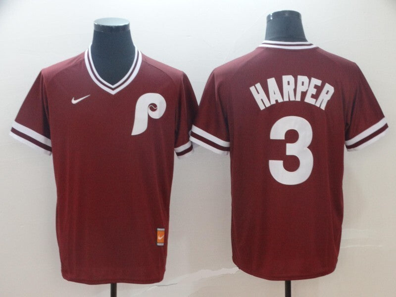 Philadelphia Phillies #3 Bryce Harper Retro Adult