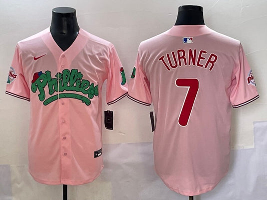 Philadelphia Phillies #7 Trea Turner Phillies 4 Collaboration Style 2