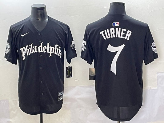 Philadelphia Phillies #7 Trea Turner Phillies 5 Collaboration Style 5