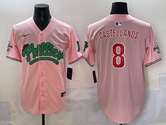 Philadelphia Phillies #8 Nick Castellanos Phillies 4 Collaboration Style 2