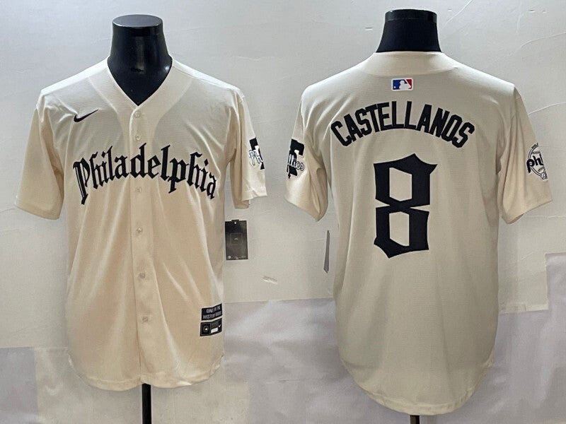 Philadelphia Phillies #8 Nick Castellanos Phillies 5 Collaboration Style 3