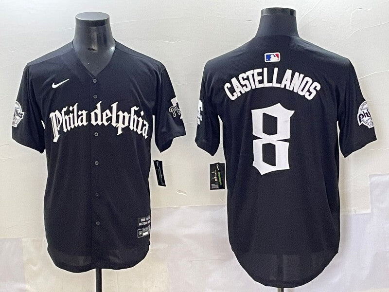 Philadelphia Phillies #8 Nick Castellanos Phillies 5 Collaboration Style 5