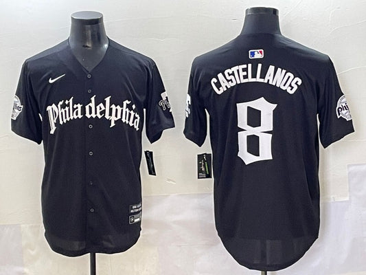 Philadelphia Phillies #8 Nick Castellanos Phillies 5 Collaboration Style 5