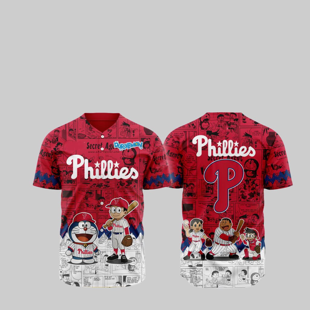 Phillies Doraemon Jersey 2025 - Grishko.com