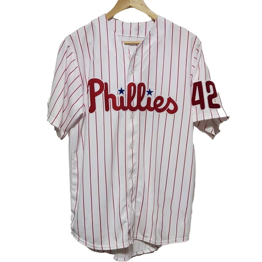Phillies Jackie Robinson Day 42 Baseball Jersey 2025 - Grishko.com
