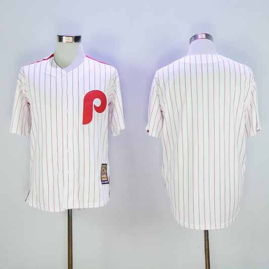 Phillies White Red Retro Blank Fan Edition