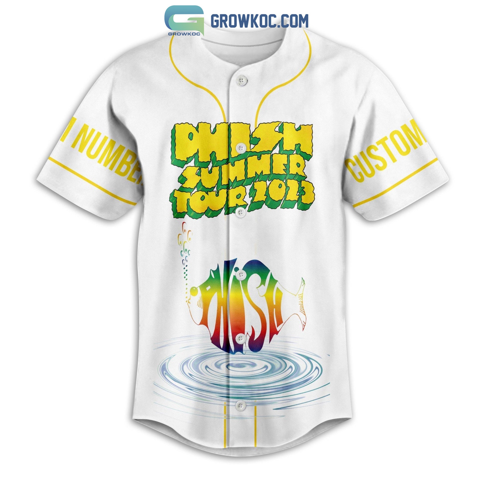Phish Summer Tour 2023 Personalized Baseball Jersey
