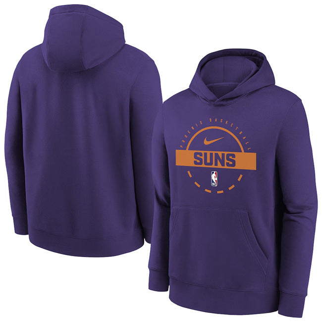 Phoenix Suns Purple 2025 26 Practice Club Pullover Hoodie