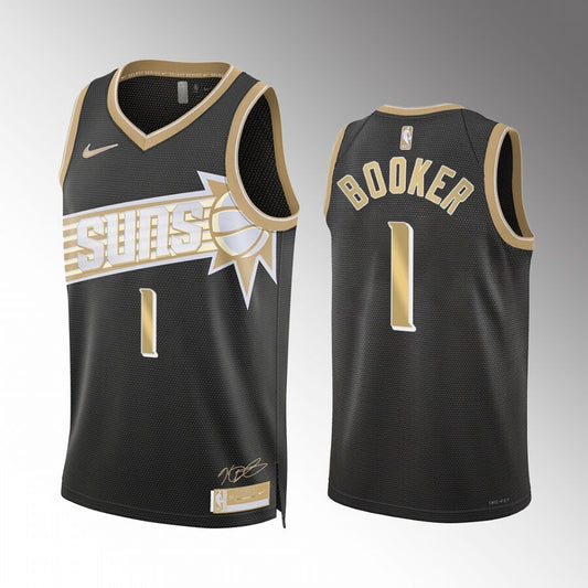 Phoenix Suns #1 Devin Booker 2024 NBA Select Series Black Style 2