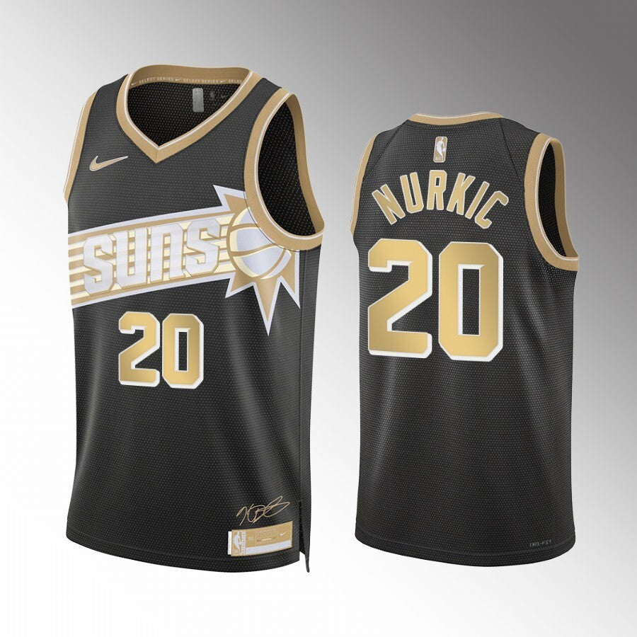 Phoenix Suns #20 Jusuf Nurkic 2024 NBA Select Series Black Style 2