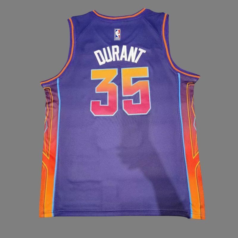 Phoenix Suns #35 Kevin Durant Suns 35 # Durant Purple 24 New Season City Edition Jersey Style 1