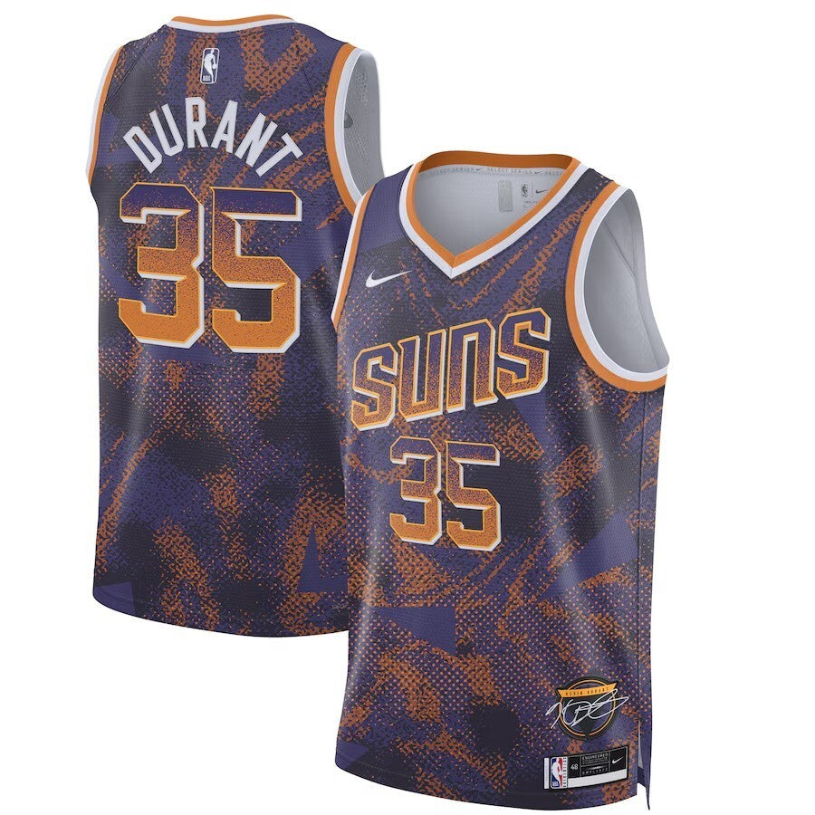 Phoenix Suns #35 Kevin Durant Unisex 2025 Select Series Swingman Player Jersey - Purple