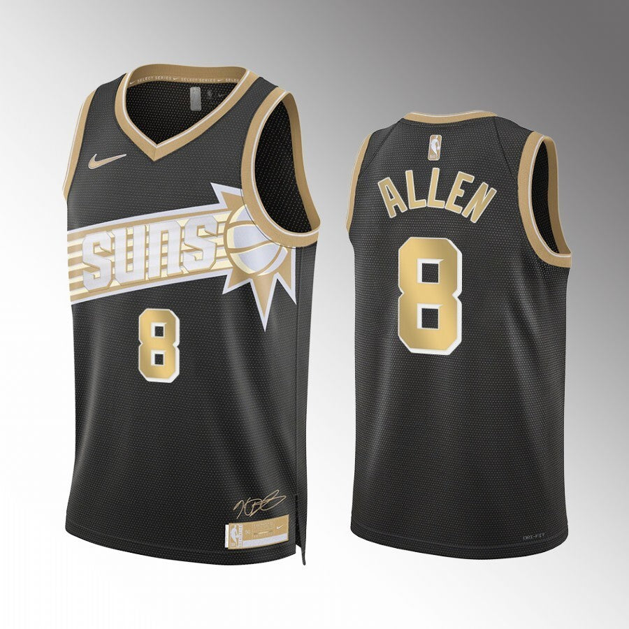 Phoenix Suns #8 Grayson Allen 2024 NBA Select Series Black Style 1