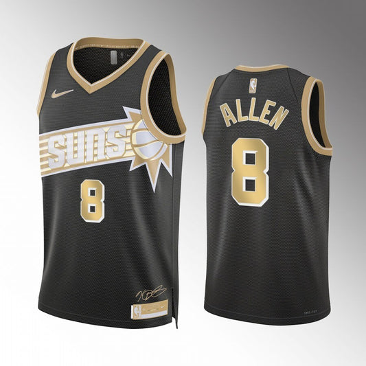 Phoenix Suns #8 Grayson Allen 2024 NBA Select Series Black Style 2