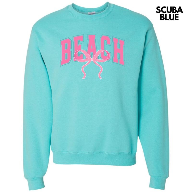 Pink Beach Coquette Sweatshirt 'NLB' T-Shirts, Hoodie | InkThreadWorks.com