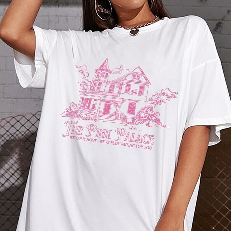 Pink Palace Coraline movies shirt, Pink Palace famous horror movies tshirt , Welcome Home - We've been waiting for y Shirt, Horror Character Shirt, Halloween Crewneck Sweatshirt