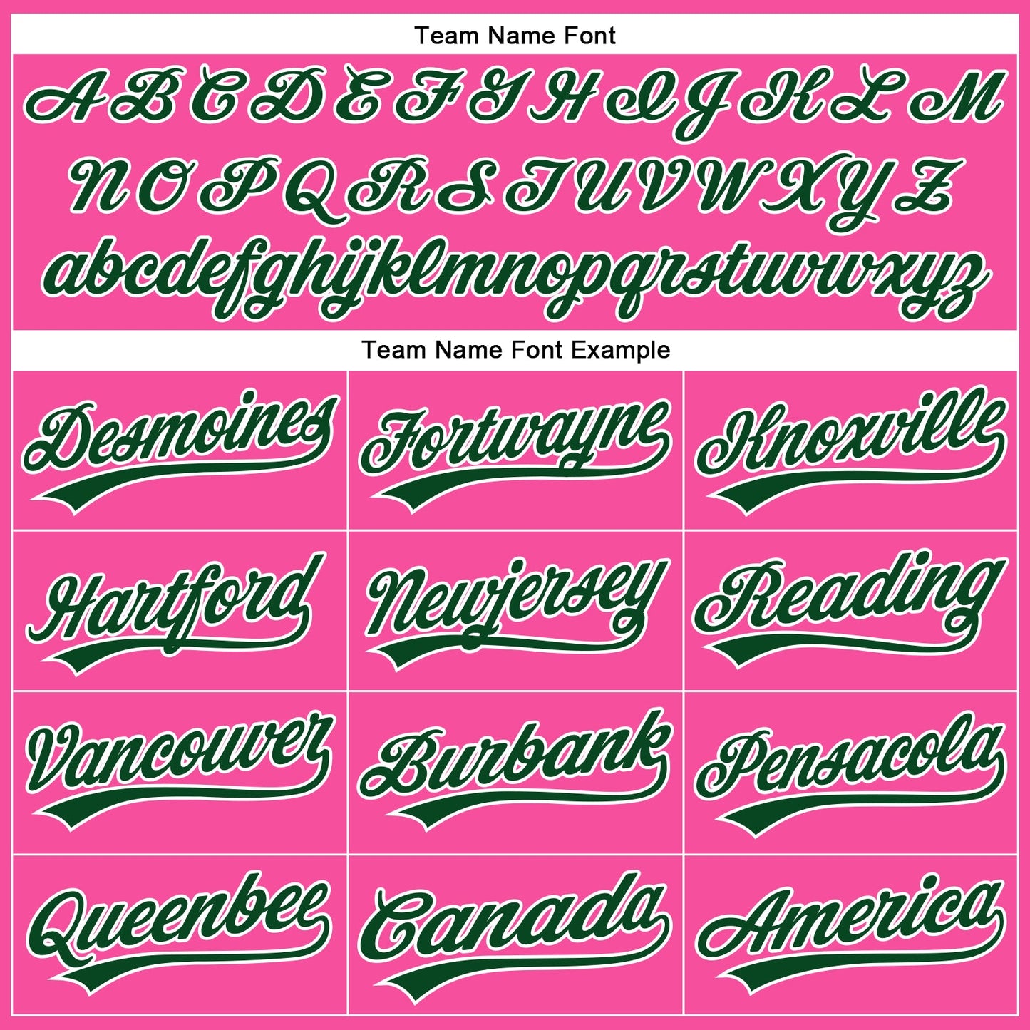 Custom Pink White Pinstripe Green Authentic Baseball Jersey