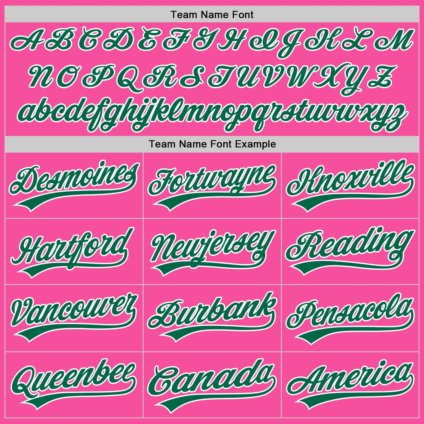 Custom Pink Kelly Green-White Authentic Baseball Jersey