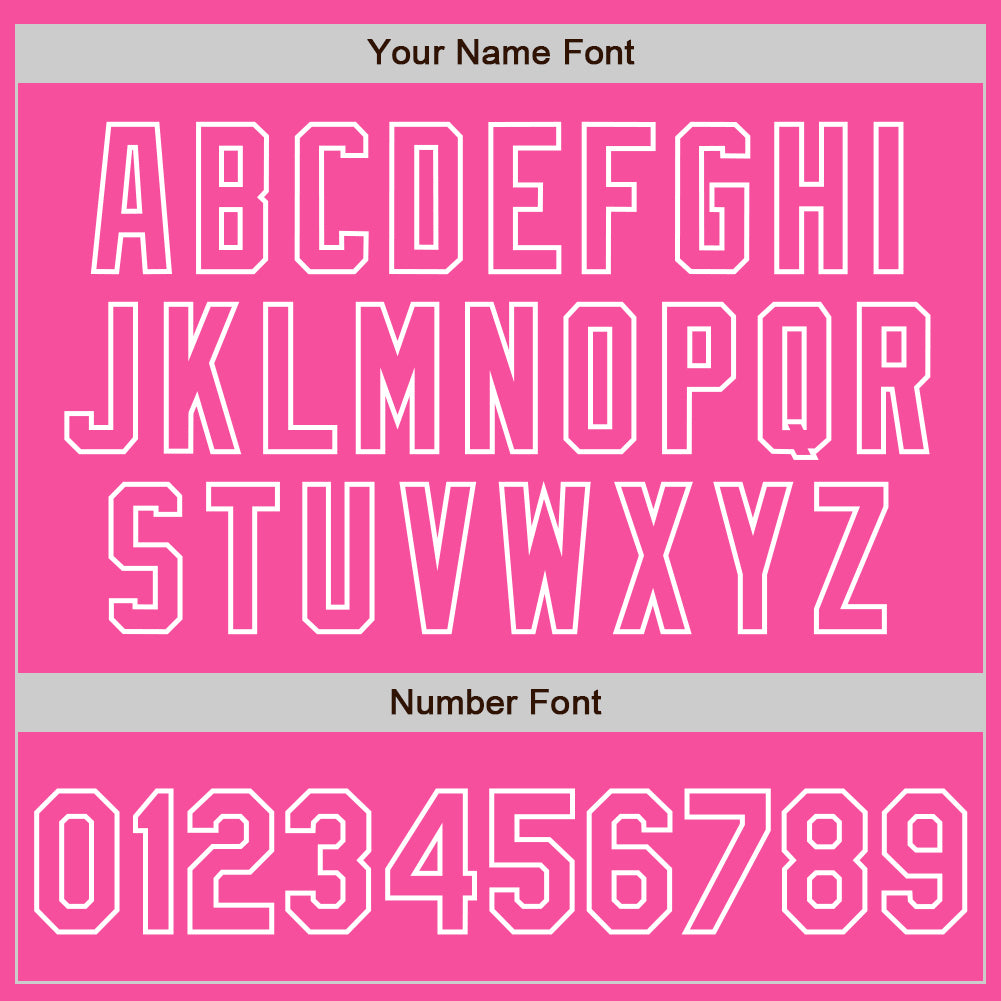 Custom Pink-White Gradient Classic Vertical Stripe Authentic Baseball Jersey
