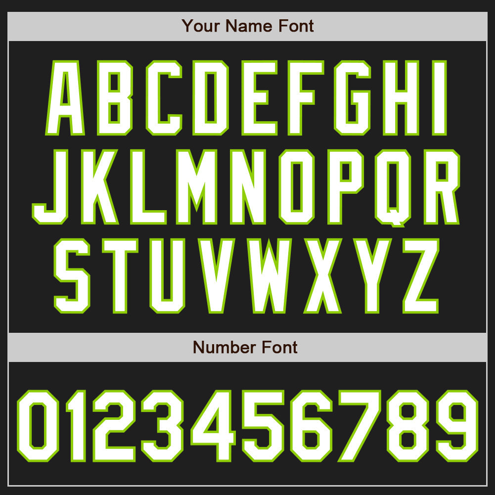Custom Black White-Neon Green Classic Vertical Stripe Fluid Liquid Texture Authentic Baseball Jersey