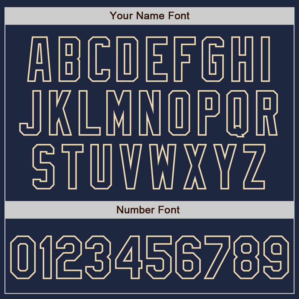 Custom Navy Cream-Cream Classic Vertical Stripe Fluid Liquid Texture Authentic Baseball Jersey