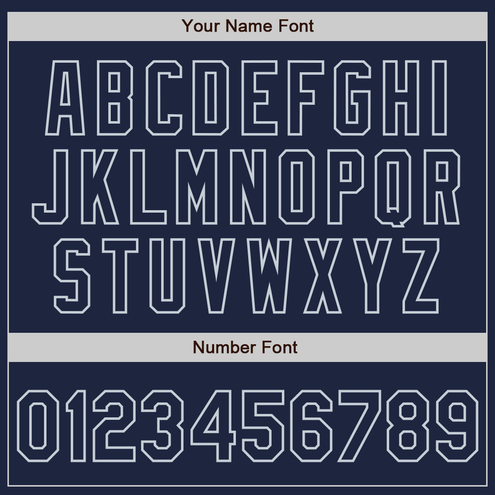Custom Navy-Silver Classic Vertical Stripe Fluid Liquid Texture Authentic Baseball Jersey