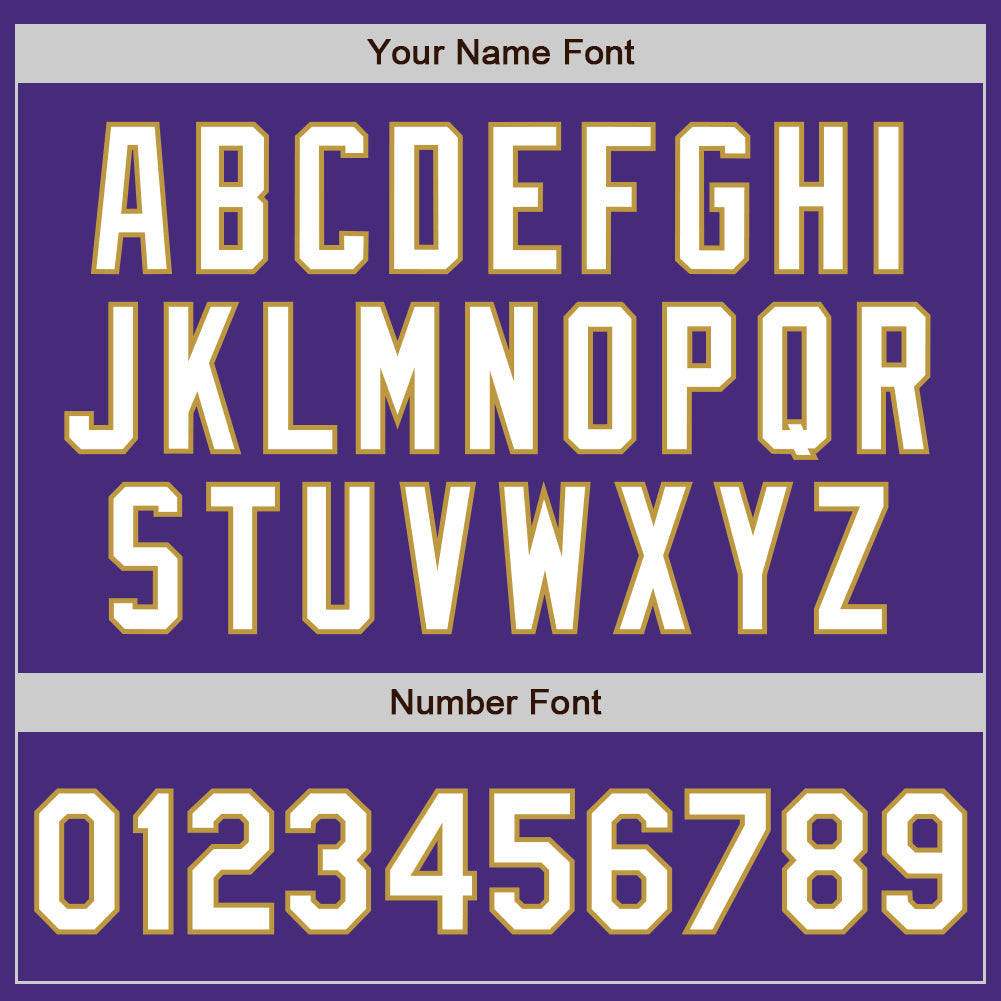 Custom Purple White-Old Gold Classic Vertical Stripe Fluid Liquid Texture Authentic Baseball Jersey