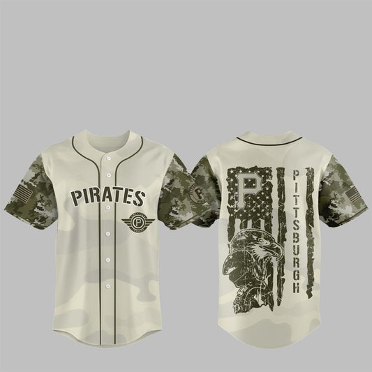 Pirates 2025 Armed Forces Day Night Jersey - Grishko.com