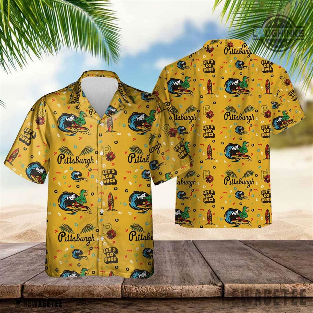 Pittsburgh Pirates Hawaiian Shirt Giveaway Pirates Hawaiian Shirt Night 2023 Pirate Hawaiian Shorts Set