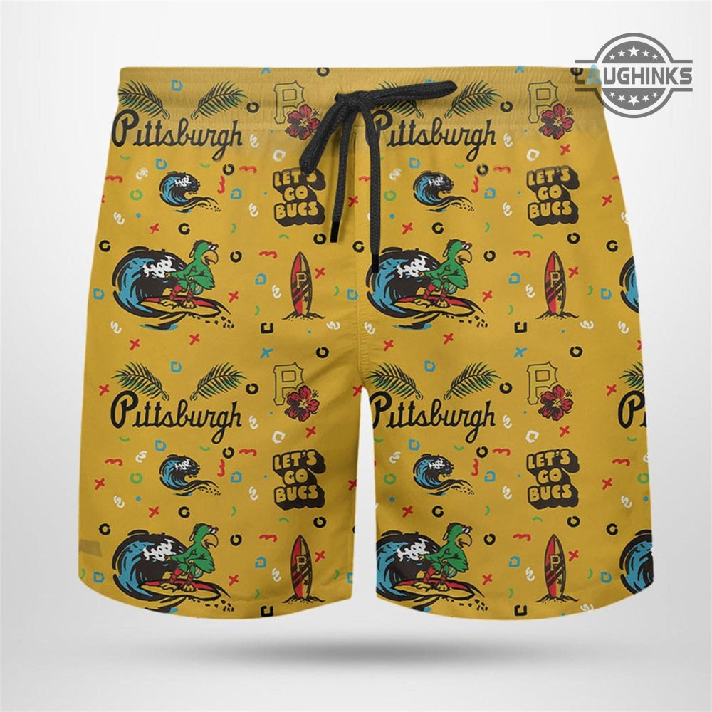 Pittsburgh Pirates Hawaiian Shirt Giveaway Pirates Hawaiian Shirt Night 2023 Pirate Hawaiian Shorts Set