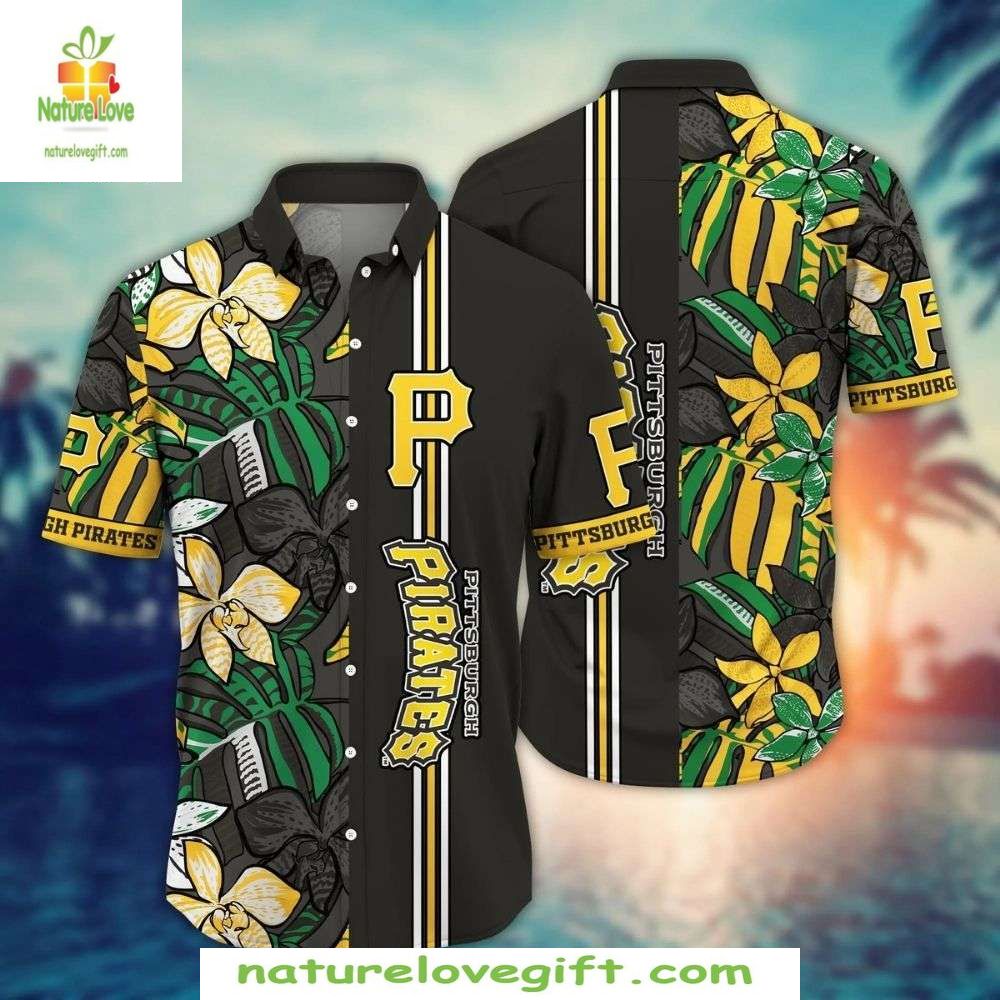 Pittsburgh Pirates Hawaiian Shirt MLB Nature Series Stylish Baseball Apparel