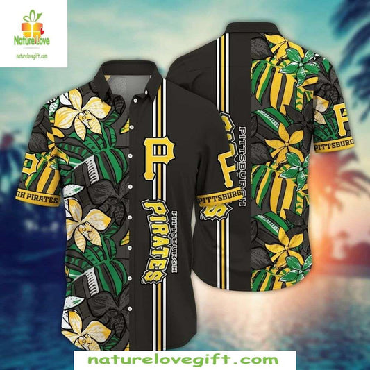 Pittsburgh Pirates Hawaiian Shirt MLB Nature Series Stylish Baseball Apparel