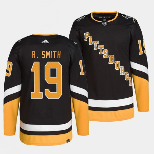 Pittsburgh Penguins #19 reilly smith alternate authentic pro primegreen black jersey