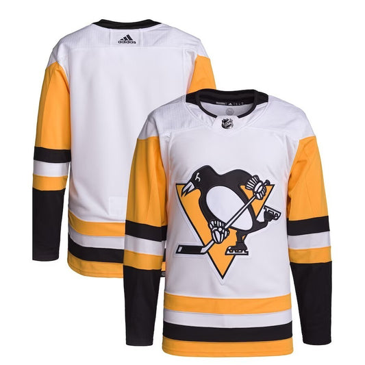 Pittsburgh Penguins adidas Away Primegreen Authentic Pro Jersey – White